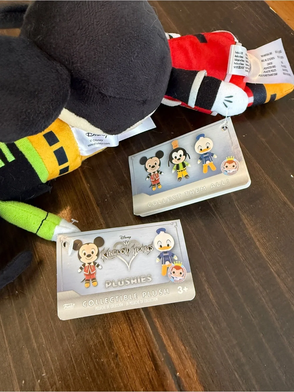 Disney Kingdom Hearts Plushies- Set of 2 goofy and Mickey